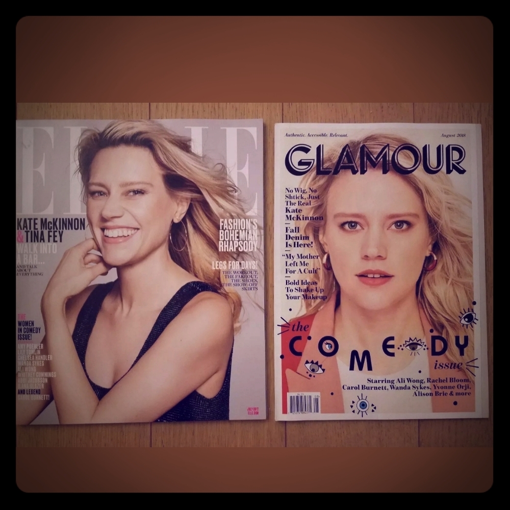 KATE MCKINNON MAGAZINES - SNL - LOT OF TWO (2)